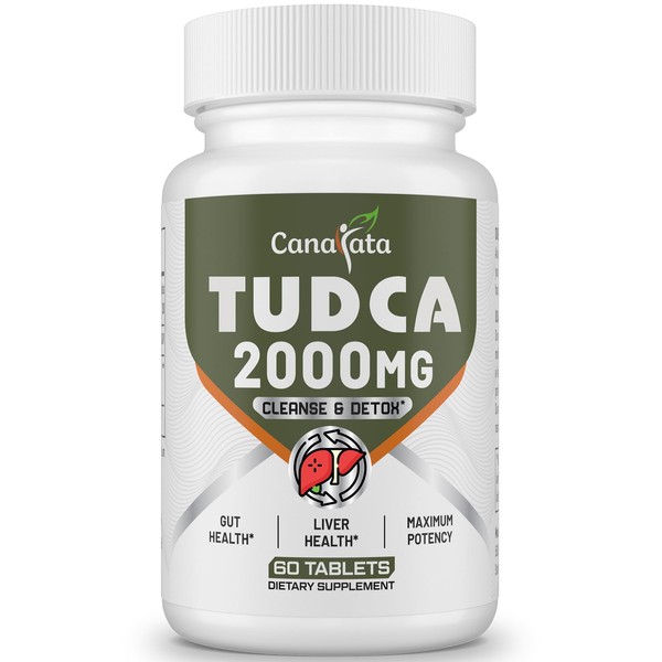 TUDCA Liver Supplements 2000mg - Strong Bile Salts Support Liver