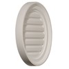 Ekena Millwork 18"W x 18"H x 1 1/8"P, Round Gable