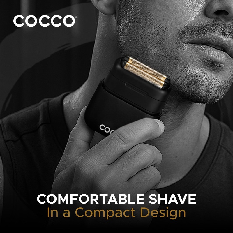 COCCO IMPACTO Foil Shaver for Men, Triple Gold Foil Electric
