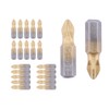 Titanium Screwdriver Bits, bluesees 10Pcs/Set 25mm 1/4" Thread Shank Titanium