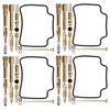 4 Sets Carburetor Rebuild Fix Kit Carb Overhaul Seals Fit