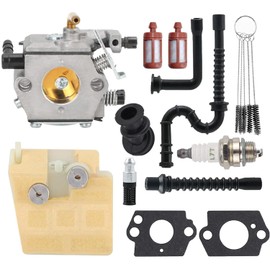 Hippotech 1121 120 1612 Carburetor for Stihl MS260 026 MS240 MS 240 024 024AV 024S Chainsaws Carb for Walbro WT-194 WT-194-1 with Air Filter Spark Plug Tune Up Kit