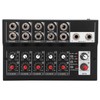 Portable Multifunctional FiveChannel Stereo Audio Sound Mixer Compact