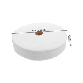 SEWACC 2 Rolls Cotton Needle Punched Batting Roll for Quilts Rugs Purses and Crafts Soft Easy to Sew Cotton for DIY Projects and Home Decor