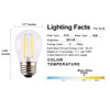 OPALRAY A15(G45) Mini Globe Bulb with LED Filament, 2 Watts