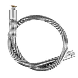 Pre Rinse Replacement Hose, 96 cm/38" Stainless Steel Commercial Pull Out Kitchen Sink Faucet Sprayer Replacement Hose, Leakproof Anti-Kink & High Pressure Resistance, Easy Replacement
