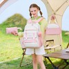 School Backpack for Girls, 3PCS Laptop Backpack 15.6 Inch with