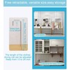 QYINXIU Portable Travel Garment Rack, Lightweight Folding Clothes Rack For