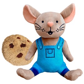 Give a Mouse a Cookie Plush, If You Book Buddies Plush 2PCS, 11.8" Cute Mouse and 4.7" Cookie Plush Toy Gifts for Students, Children and Christmas