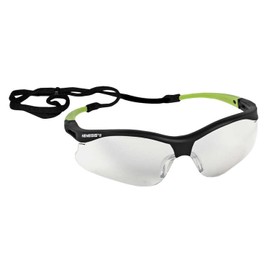 JACKSON SAFETY V30 Nemesis Small Safety Glasses 38480 (1 Pair) (Green/Black Frame with Indoor/Outdoor Mirror Lens)