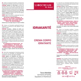 Lycocream ByRebel Hydrakaritè Moisturising and Nourishing Body Cream Deep Moisture for Dry and Low-Moisture Skin 200 ml Tube