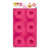 ScrapCooking 3101, und, Donuts Backform Silikon Rosa 33 x 17,5