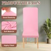 sourcing map 4Pcs Dining Room Chair Covers, 45-55cm Soft Stretch