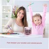 Eacam 2 Holes Electric Pencil Sharpener Multi-Functional Automatic Electric Pencil