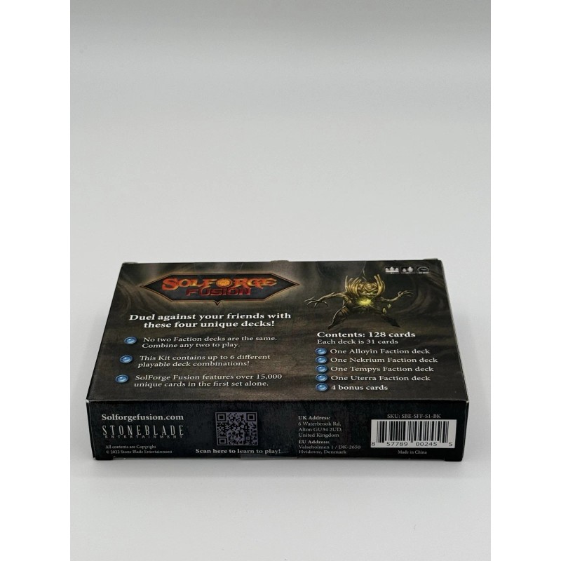Solforge Fusion First Edition Booster Kit Hybrid Deck Game -