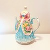 Large Ceramic Teapot and Coffee Pot with Lid, 3D Embossed