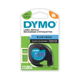 DYMO DYMO S0721650 Schriftband 91205 UK/FR-Version, Schwarz auf Blau, 12mm