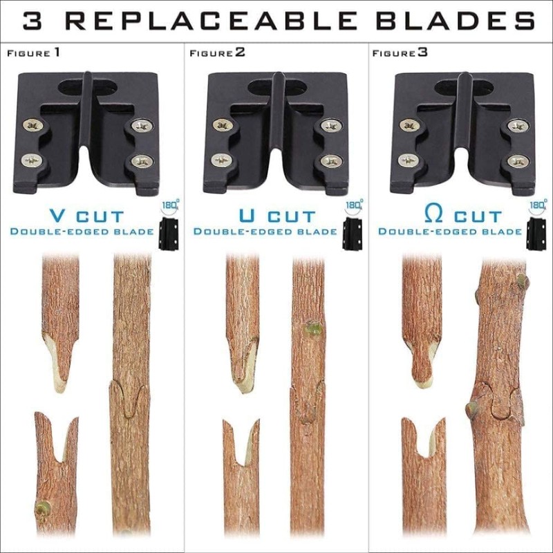 2 in 1 Grafting Pruning Tool Kit Gardening Pruner Tool