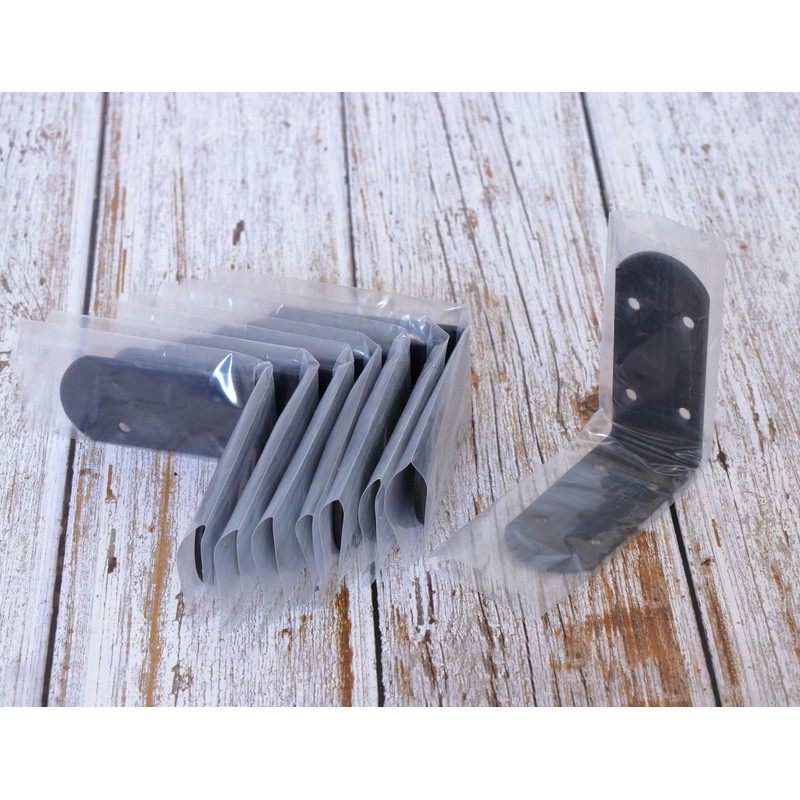 Rmdusk 8Pcs Heavy Duty Corner Braces Solid Metal 90 Degree