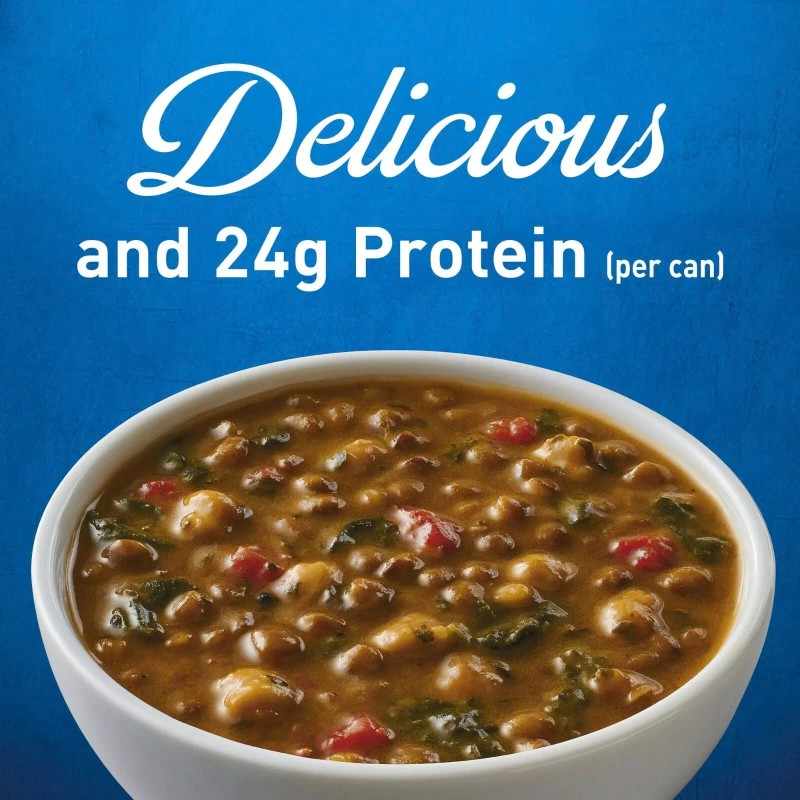 Progresso Mediterranean-Style Lentil Protein Soup Vegetarian 19 oz x 2