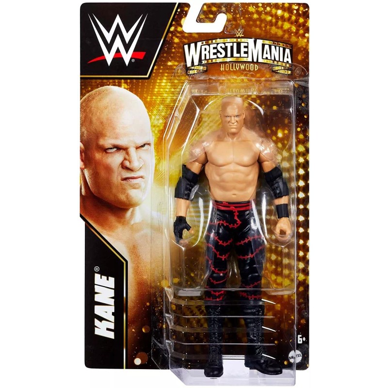 WWE Basic Series Wrestlemania Kane Action Figure DAMAGED PACKAGING