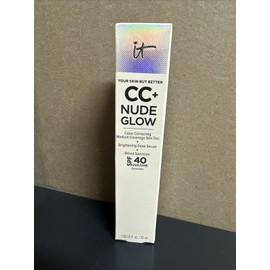 IT Cosmetics Your Skin But Better CC+ Nude Glow SPF40-Deep Honey-NEW-A475