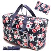 Large Foldable Travel Duffel Bag, Sports Tote Gym Bag For