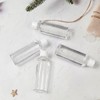 80 ml Travel Bottles, Pack of 4 Refillable Clear Empty