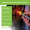 Greenlee GT-16 Adjustable Non-Contact Voltage Detector, 5V - 1000V AC,Green,