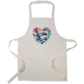 Azeeda 'Orca Splashing In Ocean Waves' Kid’s Cooking Apron (AP00068748)