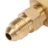 Tee Adapter Fitting, Brass 4AN 1/8 BSP 1/8 NPT Adapter