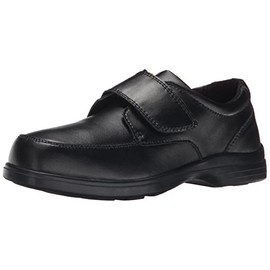 Hush Puppies unisex child Gavin Dress Shoe, Black, 10.5 Wide Little Kid US