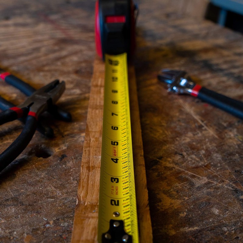 Fuller Tool 750-5025 25 Feet Heavy Duty XL Tape Measure,