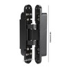 Hidden Door Hinges, Invisible Hinges for Hidden Door Silver Flush