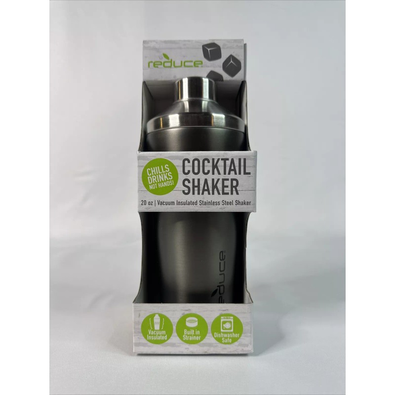 Reduce Insulated Cocktail Shaker, 20 oz - Stainless Steel with