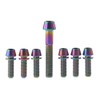 Dingtai 1pcs M6X35m Titanium Bike Headset Bolts and 6pcs M5x16