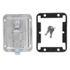 Flush Mount Paddle Door Latch 141mm/5.6inch - 304 Stainless Steel