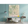 New Mexico State Physical Map - 16.5 x 20 Inches