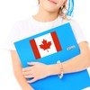 Flag of Canada Sticker Decal Notebook Car Laptop 5.5"x4" (Color)