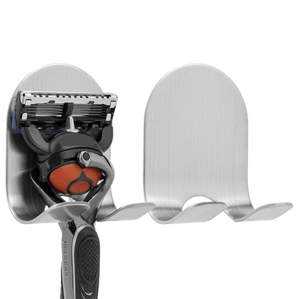 Linkidea 2 Pack Wall Mount Razor Holder for Shower, Self