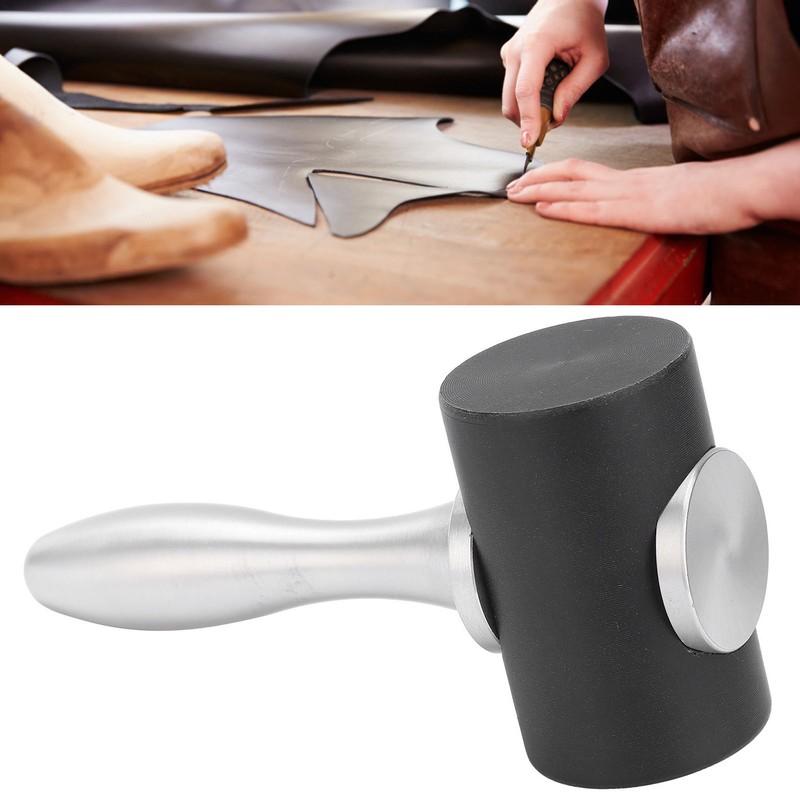 T Shape Leather Carving Hammer Nylon Craft Mallet Hand Tool