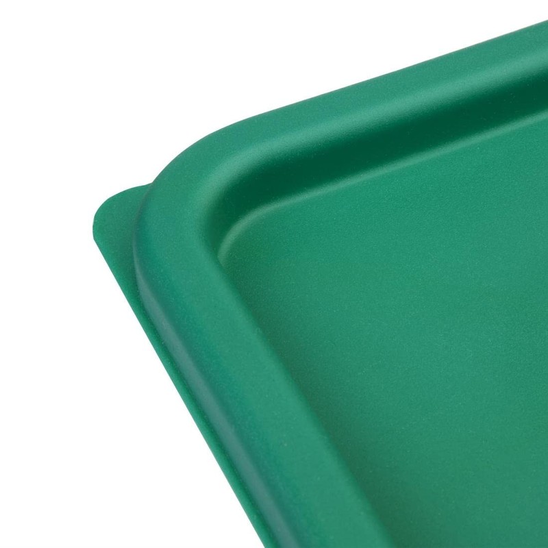 Hygiplas Square Green Lid to fit - 10/15Ltr