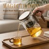 Magic Glass Teapot with Infuser, 24oz (700ml) Heat-Resist Boro Glass