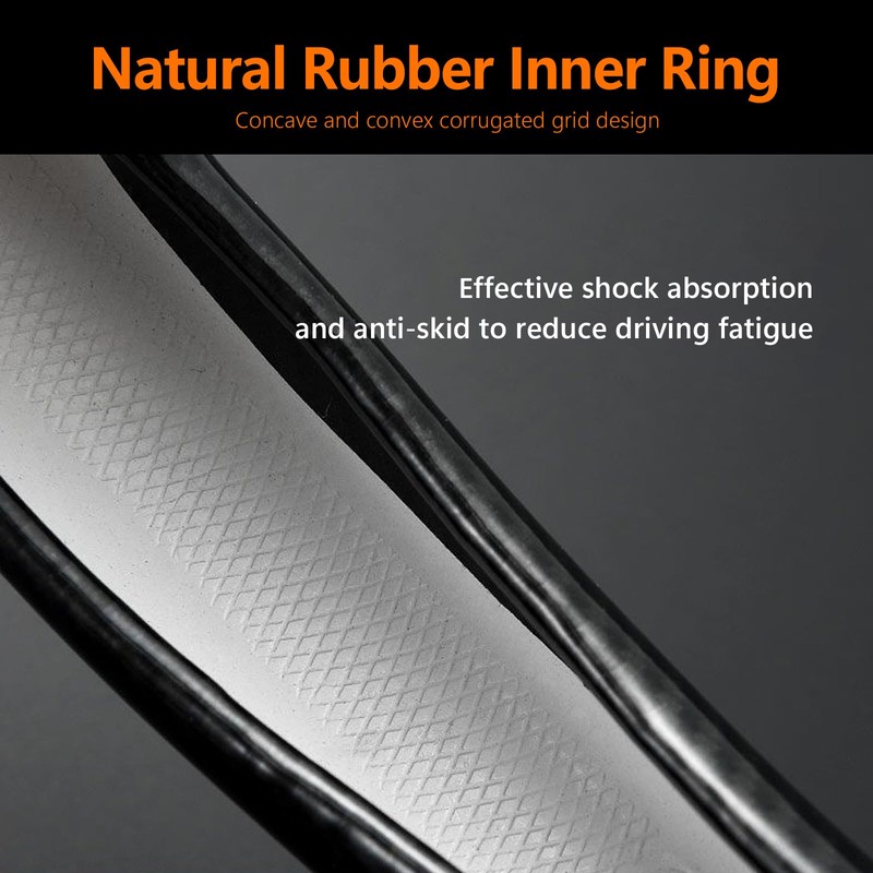 QODOLSI 1 Pack Car Breathable Steering Wheel Cover, Wear -Resistant