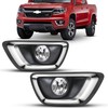 DLAA Fog Lights Compatible with Chevy Colorado 2015 2016 2017