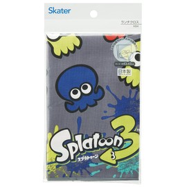 Skater KB4-A Lunch Cloth, 16.9 x 16.9 inches (43 x 43 cm), Splatoon 3, Made in Japan