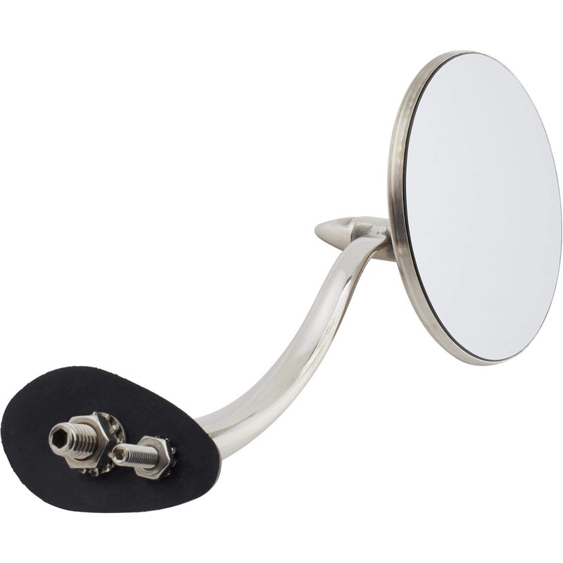 Universal Swan Neck Rear View Door Mirror Set, 4 Inch