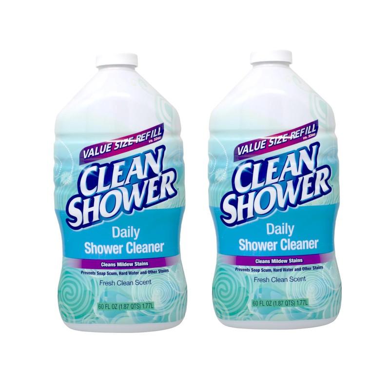 Clean Shower Daily Shower Cleaner Spray, Cleans Mildew Stains, Prevents