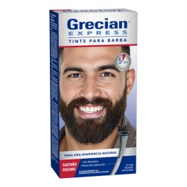 Tinte Barba Y Bigote Grecian Express Castaño Oscuro 80g Castaño