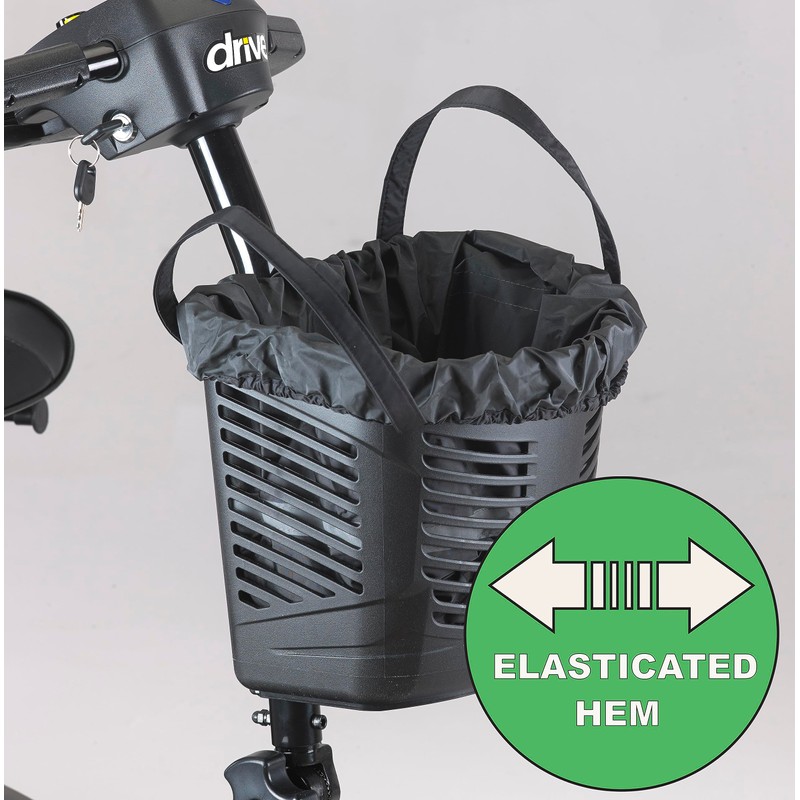 Ducksback Waterproof Bag/Liner and Cover for a Mobility Scooter Front